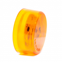 2" Round Amber LED Clearance/Marker Light With Starburst Pattern, 10 LEDs