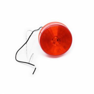 250RCHW Red 2.5" Round Hard-Wired Marker Light with Circle Lens
