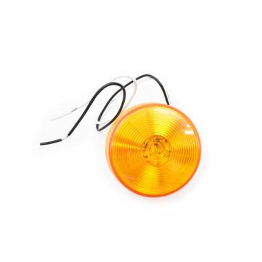 250YCHW Amber 2.5" Round-Hard Wired Marker Light with Circle Lens