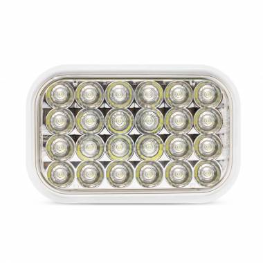 5324C Rectangular Pearl Style Backup Light With 24 White LEDs