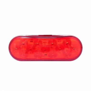 602R 6" Oval Stop-Tail-Turn Light with 13 Red LEDs