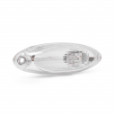 Freightliner Cascadia 3 LED Cab Marker Light, Clear Lens, Amber LEDs