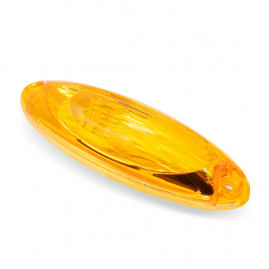 Freightliner Cascadia 3 LED Cab Marker Light, Amber Lens, Amber LEDs