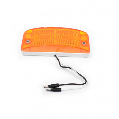 5.9" Amber LED Clearance Light with Pigtail, Amber Lens, 12 VDC