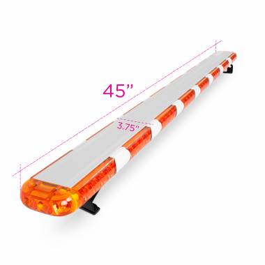 ACL145 45" Class 1 Amber Light Bar with 8 Flash Patterns