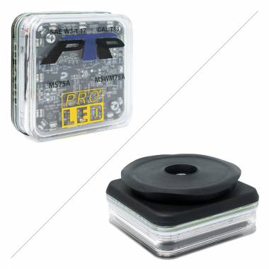 MSWM75AC Magnet Mount Amber/White LED Mini Beacon With 10 Flash Patterns