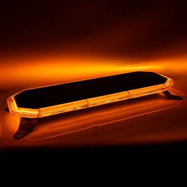 SLP1024 24" Low Profile Amber LED Warning Light Bar With 19 Flash Patterns
