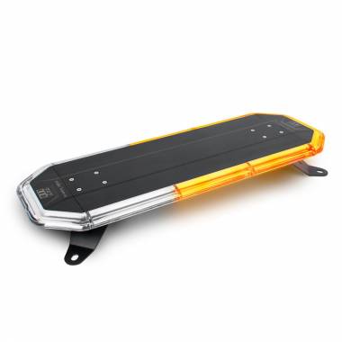 SLP1024AC 24" Low Profile Amber/White LED Warning Light Bar With 19 Flash Patterns