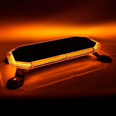 SLPWM1024 Magnet Mount 24" Low Profile Amber LED Warning Light Bar With 19 Flash Patterns