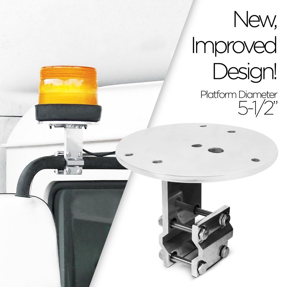 Highsoar Black Aluminum Bottom Mount Mirror Bracket For Peterbilt – Left & Right, 2-Piece Kit
