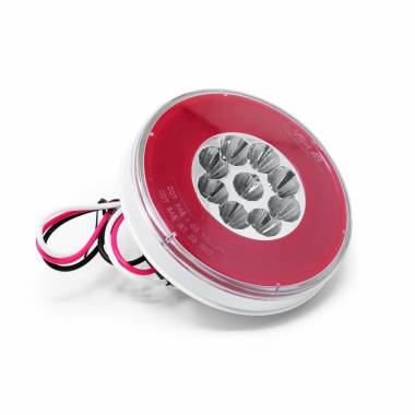 4910R 4" Round Halo Stop-Tail-Turn Signal Light with Red LEDs
