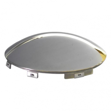 Stainless Steel Hub Cap for Steel Front Wheels - 6 Uneven Spaced Notches