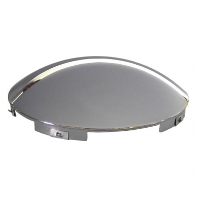 Chrome Hub Cap for Steel Front Wheels - 6 Uneven Spaced Notches
