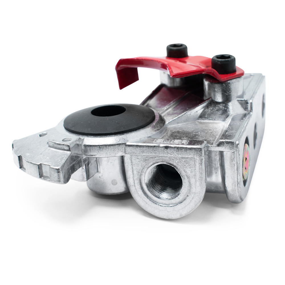 Pro Trucking Products: Emergency (Red) Gladhand, Bracket Mount Pro Trucking Products: Emergency (Red) Gladhand, Bracket Mount