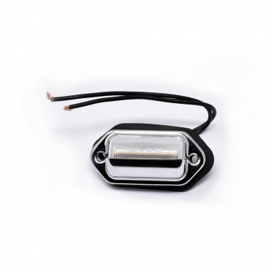 2" LED License Plate/Utility Light With Chrome Housing , 2 LEDs