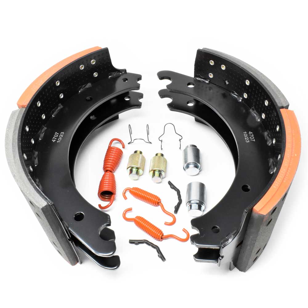 Pro Trucking Products Air Brake Shoes & Hardware Kit for Meritor 161/2" x 7" 'Q Plus'