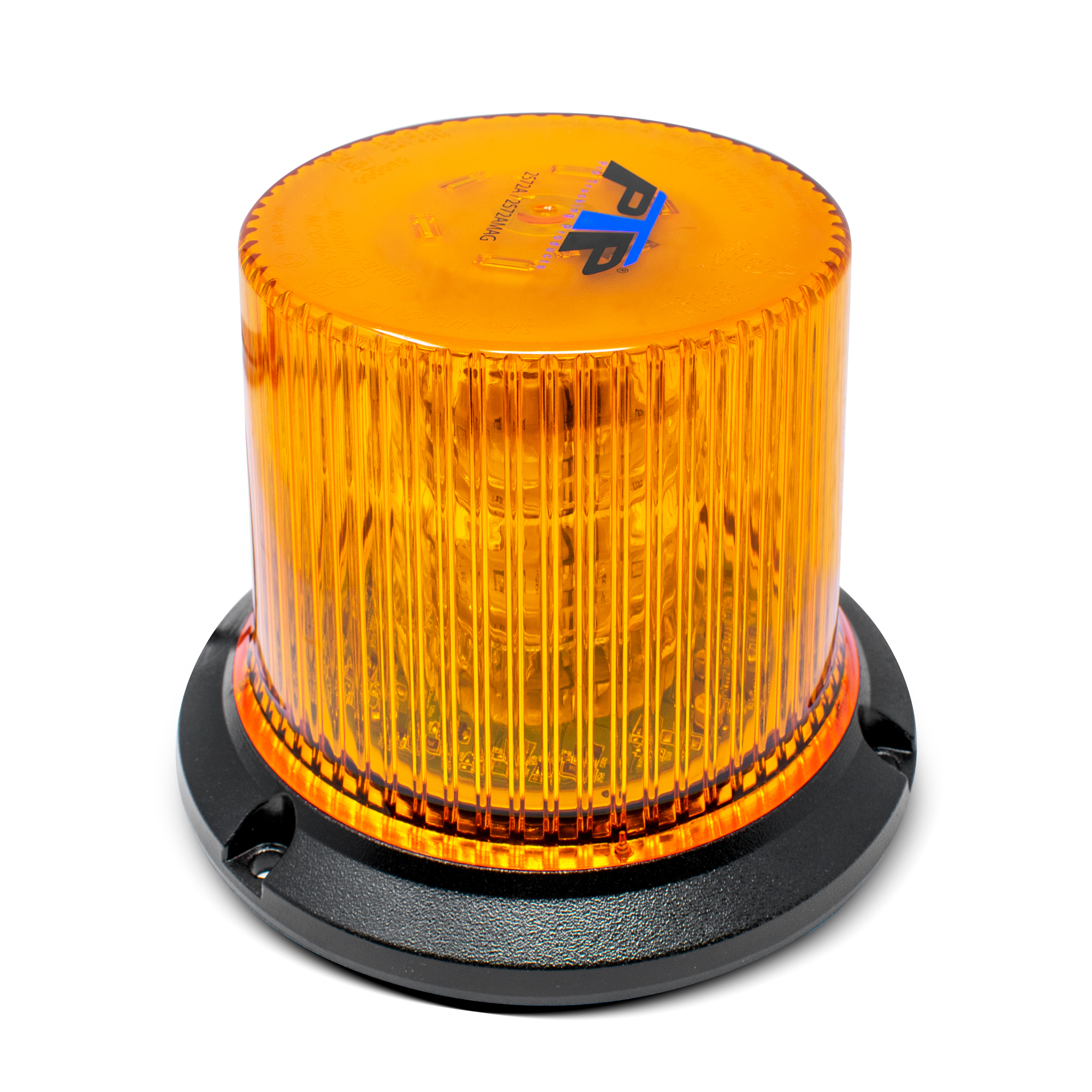 Pro LED Amber Warning Light With Mirror Mount Bracket - 60 LEDs, 10-30V DC, Class 1