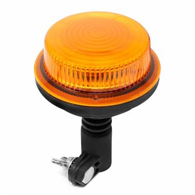 2832APLM DIN Pole Mounted Amber LED Flashing Light Beacon With Quad Flash Pattern