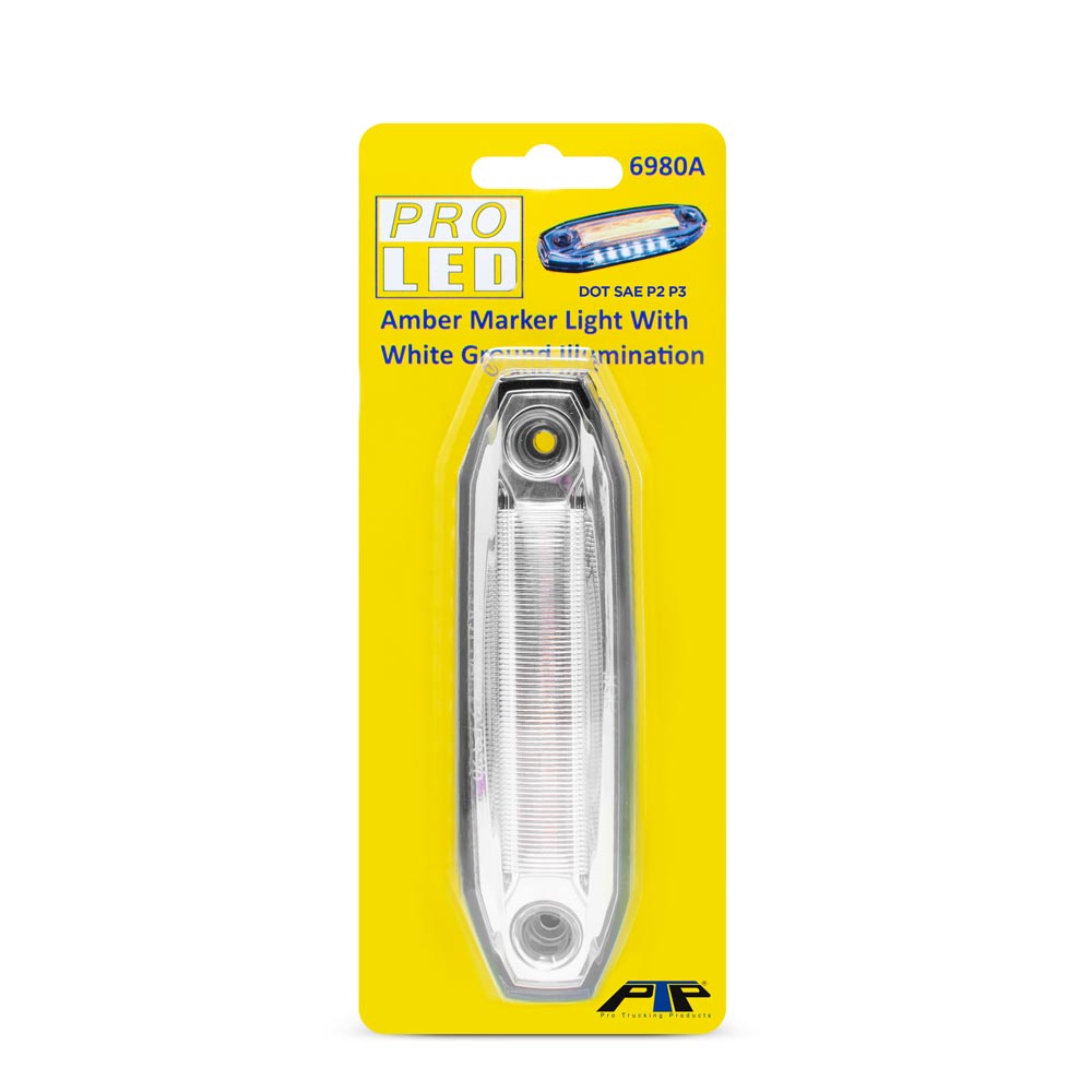 Pro Trucking Products: 6980A Amber LED Side Marker Light