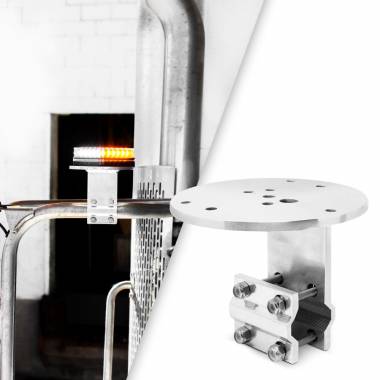 BRK20 Aluminum Mirror Mount Warning Light Bracket, 5-1/2" Platform Diameter