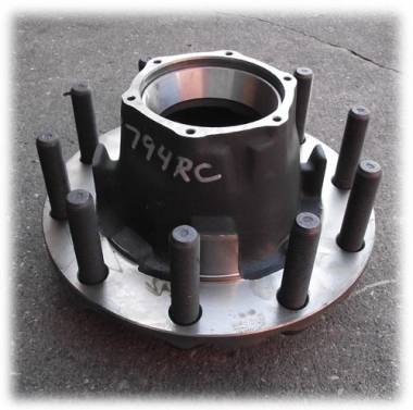 HT794RC Outboard-Mount Trailer Hub, Use with 3600A Drum, ABS, Bearings: HM218248/HM212049