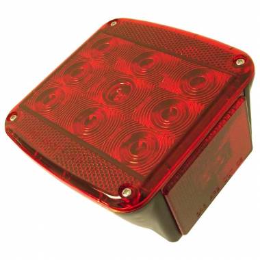 44R RH Red Combination Tail Light, Includes Stop-Tail-Turn, Side Marker, & Reflectors