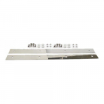 Stainless Steel 2" x 24" Top Mud Flap Plates - 1 Pair