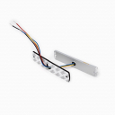 12 LED Low Profile Amber Light Head, 10-30V, 19 Flash Patterns,12 LEDs