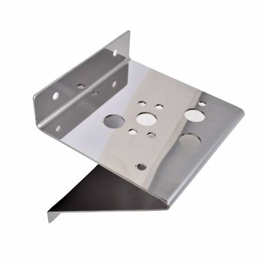 BRK14 Polished Stainless Steel Side Mount Bracket For Warning Lights